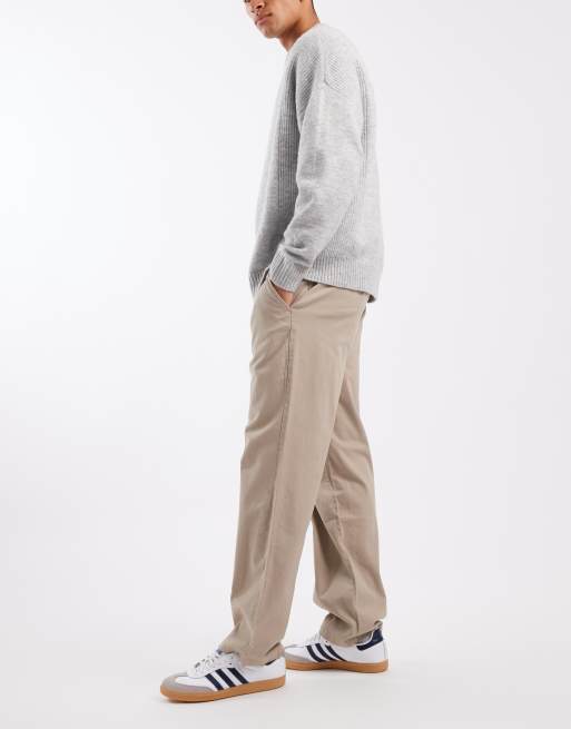 New Look relaxed fit chinos in stone, 3 of 5