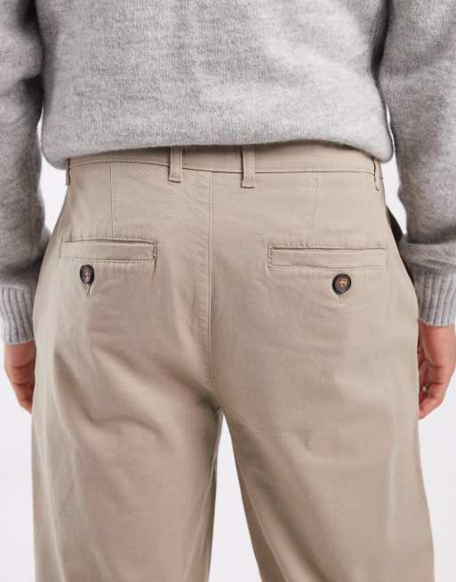 New Look relaxed fit chinos in stone, 5 of 5