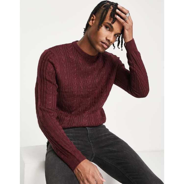 Maroon sweater best sale