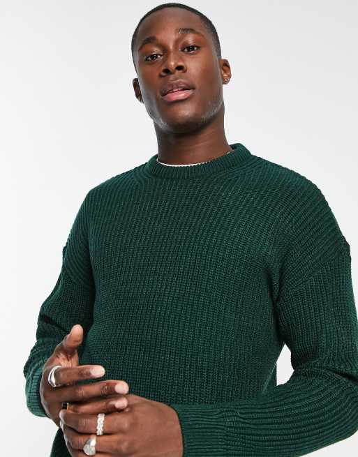 Green deals fisherman jumper