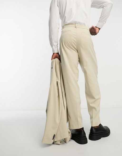 Men New Designers Gentleman Two Plated Italian Style Pant Casual Formal  Trousers
