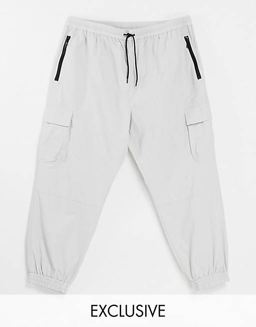 New Look relaxed fit tech jogger in stone