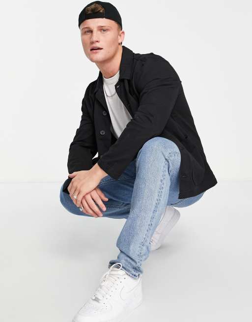 New Look relaxed jacket in black | ASOS