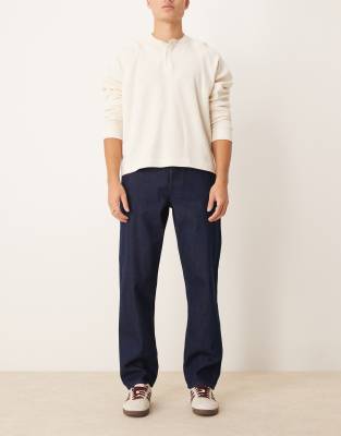 New Look relaxed jeans in indigo blue-Navy