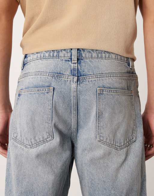 New Look relaxed jeans in light blue, 3 of 5