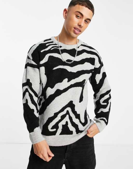 Tiger print sweater outlet mens