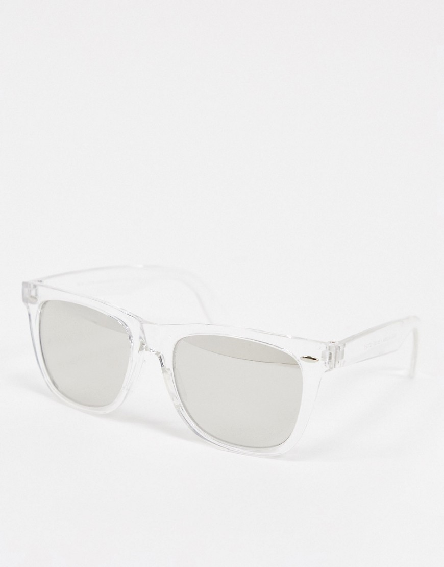 New Look – Retro solglasögon med genomskinliga bågar