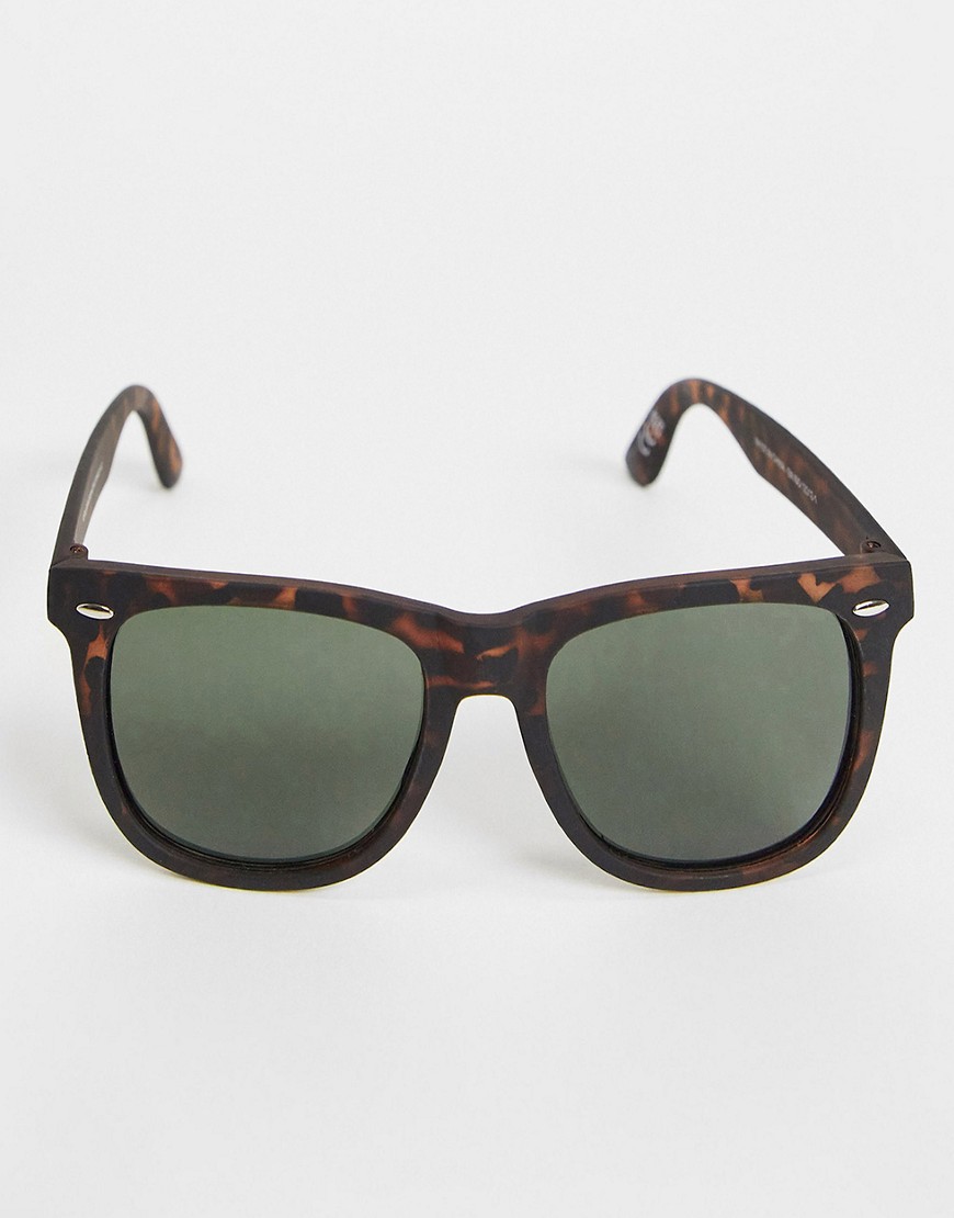 New Look retro sunglasses in brown tort
