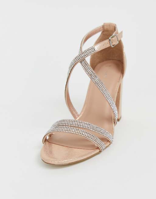 New look rose gold sandals new arrivals