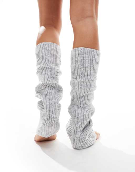 Mcool Mary 4 Pairs Ruffle Knit Leg Warmers For Women - Soft, Warm Winter Boot Socks