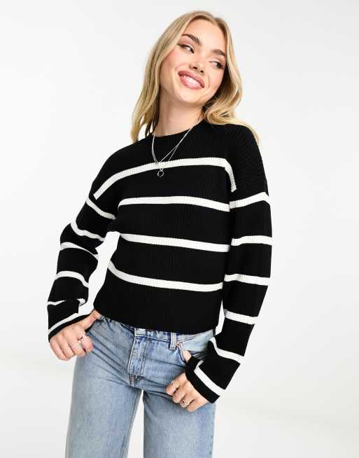 Striped jumper new on sale look