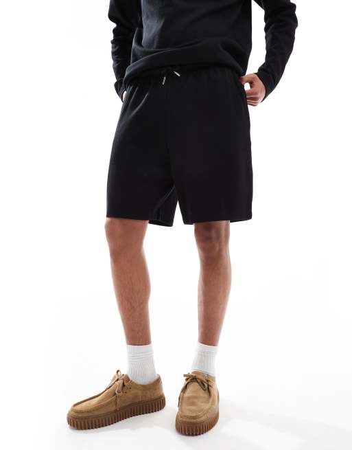 New Look - Ribstrikkede og sorte shorts - Del af sæt, 2 af 5
