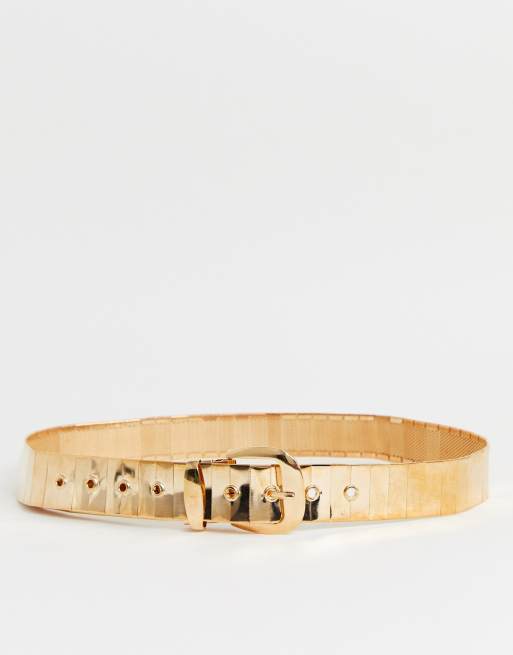 New Look - Riem met metalen details in goud, 2 van 4