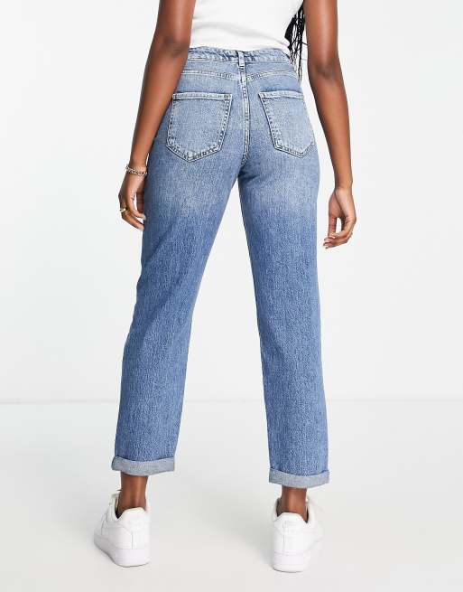 Cut up best sale high waisted jeans