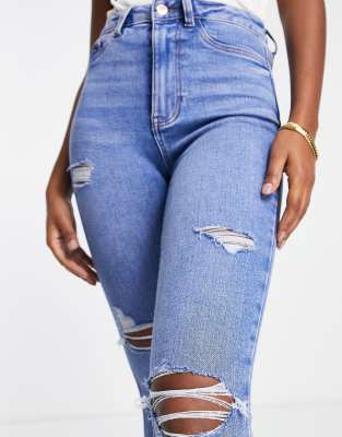 New Look ripped skinny disco jean in 