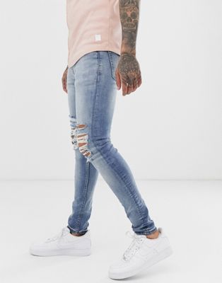 ripped jeans air force