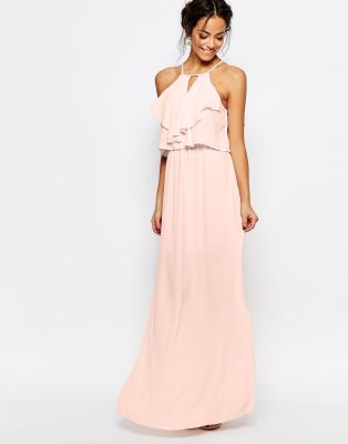 robe longue en crepe