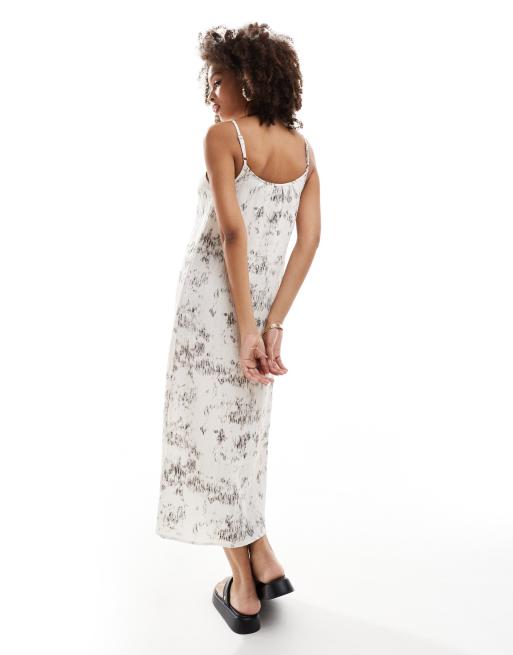 Robe mi longue bretelles hotsell