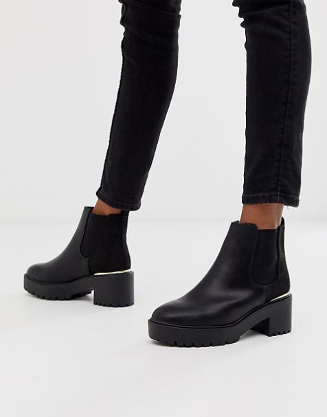 asos Damen Plateau Schuhe schwarz Lack Gr. 38 asos Damen Plateau Schuhe schwarz Lack Gr. 38