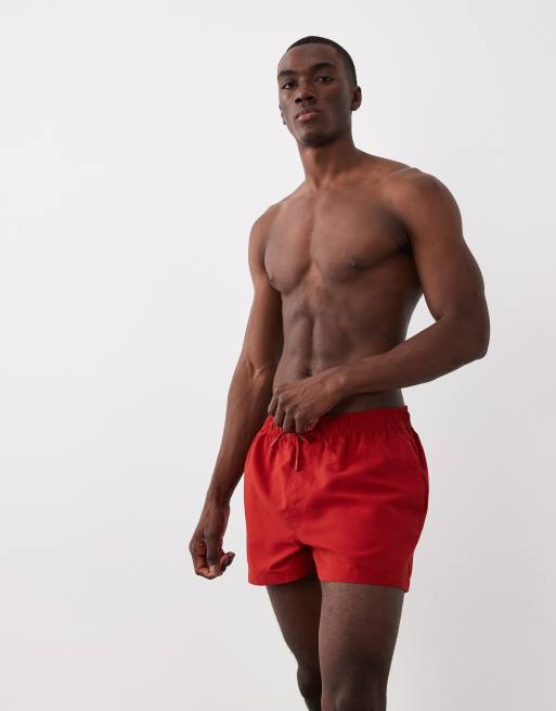 New Look – Röda, korta badshorts, 3 av 5