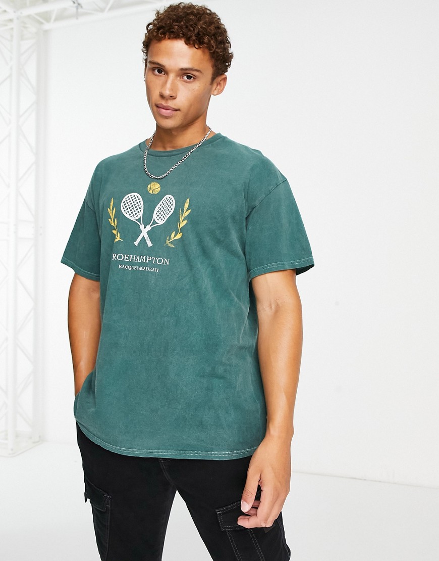 New Look roehampton t-shirt in green