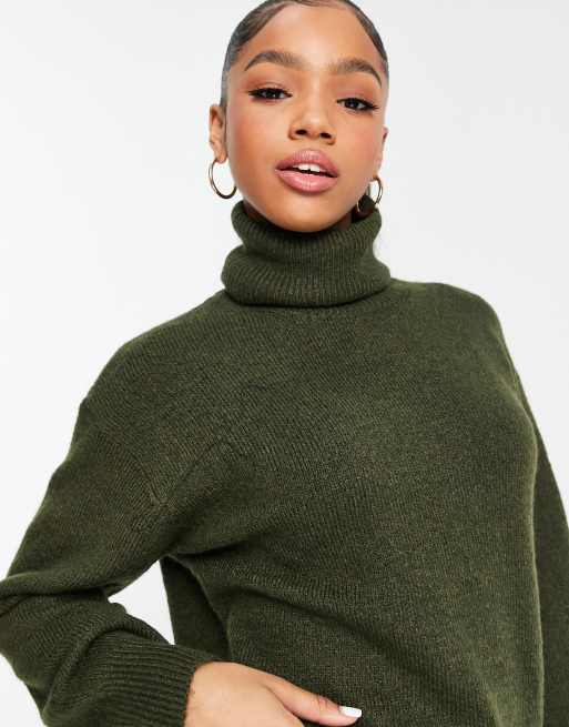 Khaki 2025 roll neck