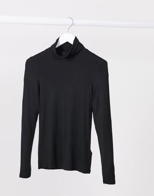 Black polo neck new look hotsell