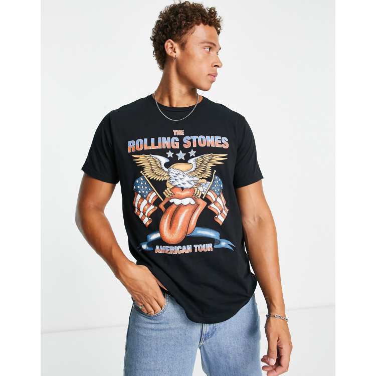 Rolling stones shop t shirt asos