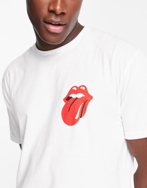 Rolling stones 2025 t shirt white