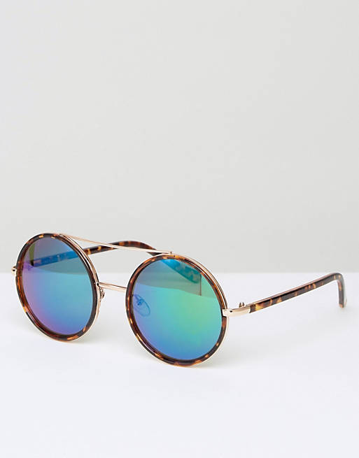 New Look Round Mirrored Sunglasses