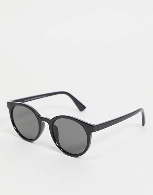 New Look round sunglasses in black