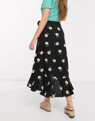 new look daisy midi skirt