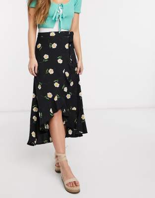 new look daisy midi skirt