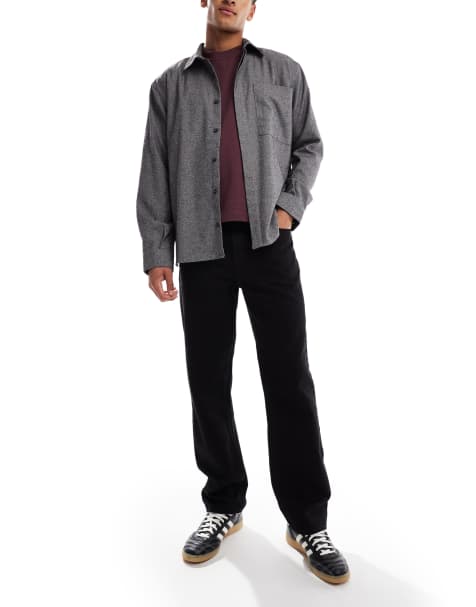 New Look - Ruimvallende jeans in zwart - view 1