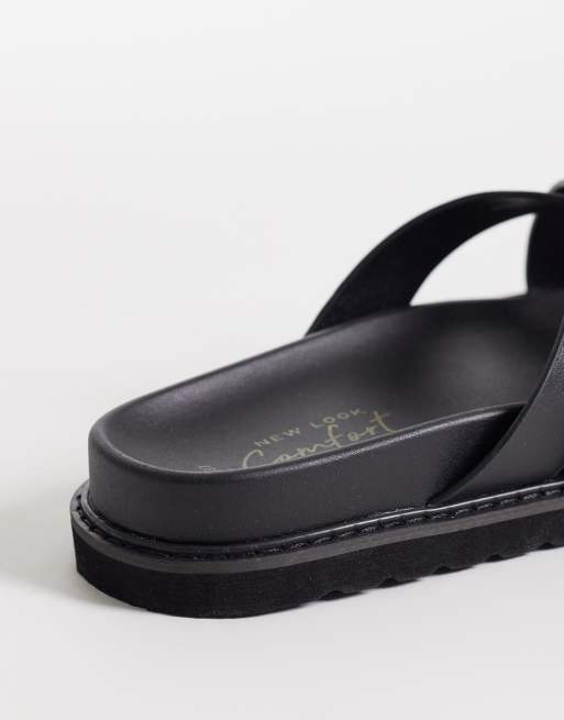 New Look - Sandales à brides multiples et entre-doigts - Noir, 4 de 4
