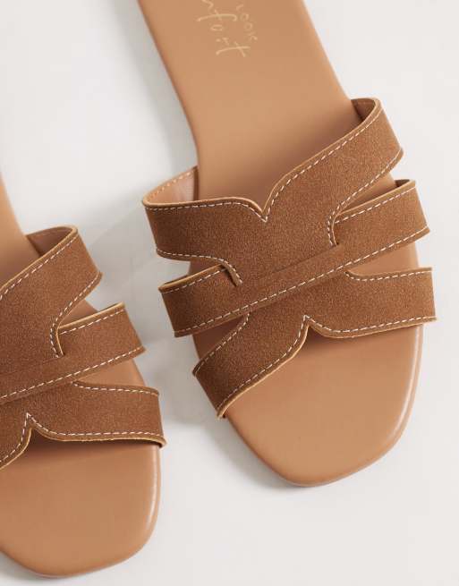 New Look - Sandales à découpe - Fauve, 3 de 4