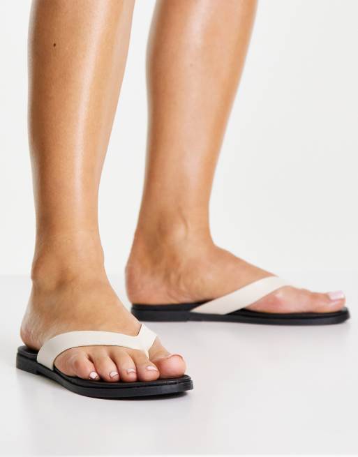 New Look - Sandales à entredoigt - Blanc, 2 de 4