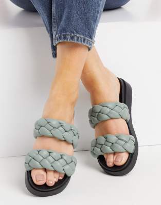 sandales plates brides croisées