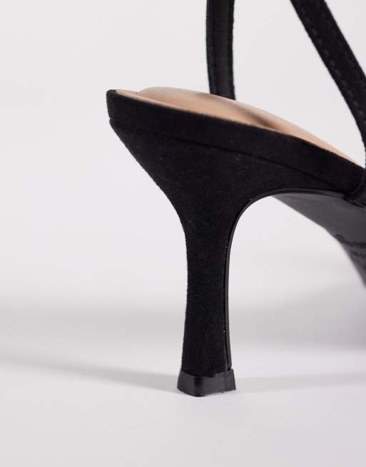 New Look – Sandaletten in Schwarz mit Stilettoabsatz, 4 von 4
