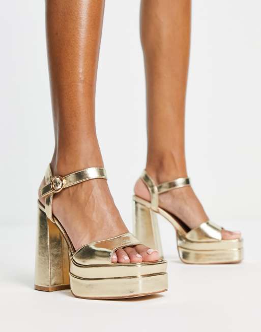 Sandali tacco doppio outlet