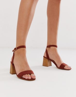 Asos sandali tacco basso shop