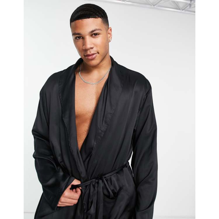 Mens dressing gown outlet new look