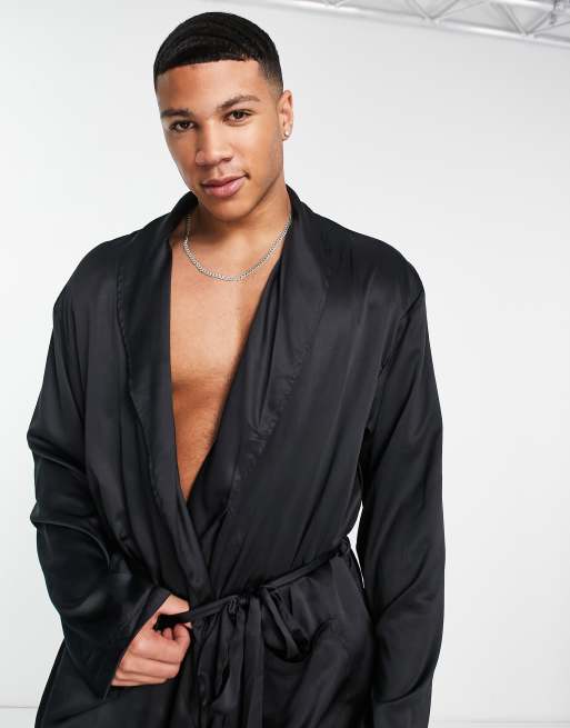 New look silk sales dressing gown