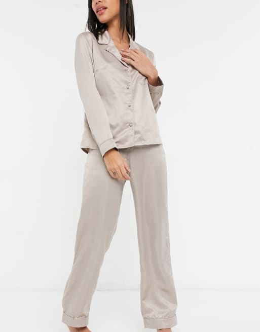 New look satin pjs sale