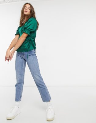 new look satin blouse