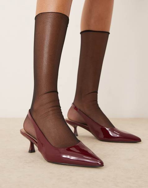 New Look - Scarpe con tacchetti a spillo bordeaux a punta - view 1