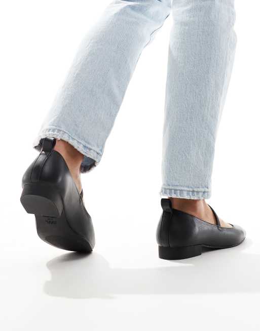 New Look - Scarpe Mary Jane a punta con elastico nere, 4 di 4