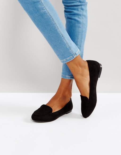 New Look - Scarpe piatte a pantofola in camoscio sintetico con linguetta
