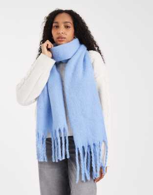 New Look - Schal aus schwerem Stoff in Blau