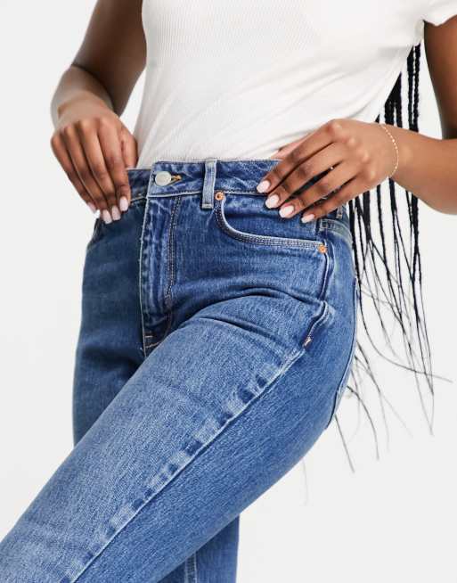 New Look – Schlagjeans in Mittelblau im Stil der 00er-Jahre, 3 von 4